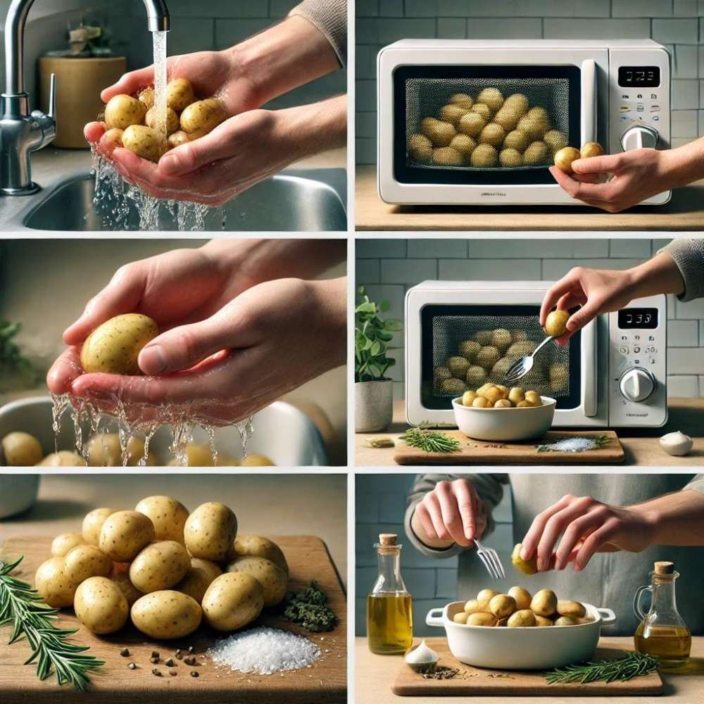 How to Cook Small Potatoes in the Microwave