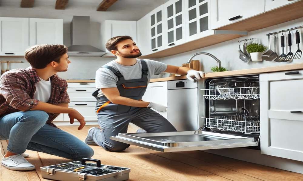 How to Secure a Dishwasher to a Granite Countertop