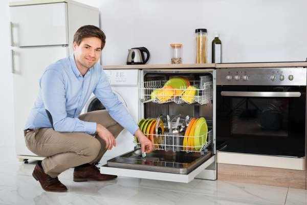 Adding Finishing Touches Kitchen Cabinets With Dishwasher