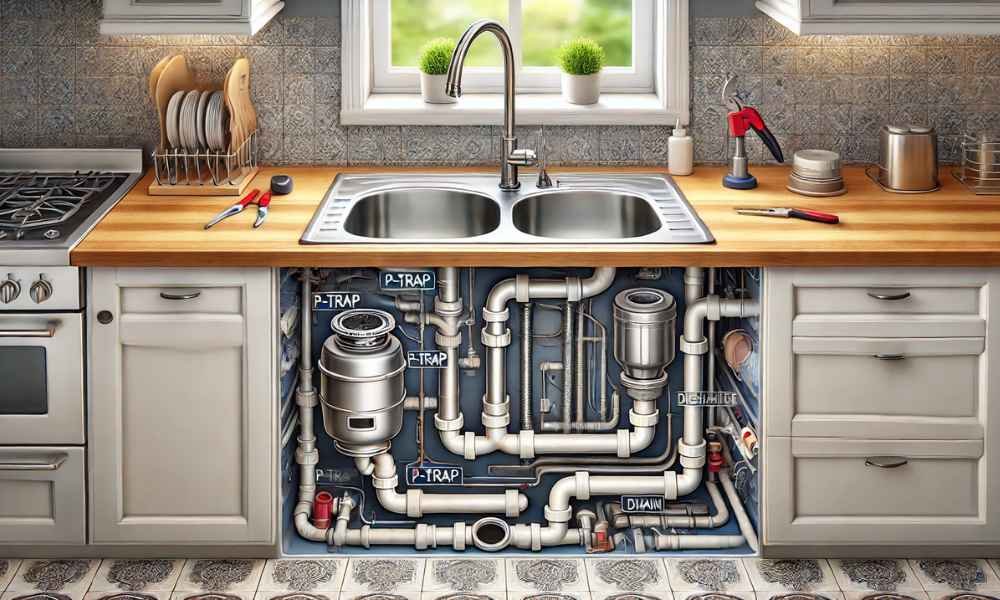 How To Plumb A Kitchen Sink With Disposal And Dishwasher