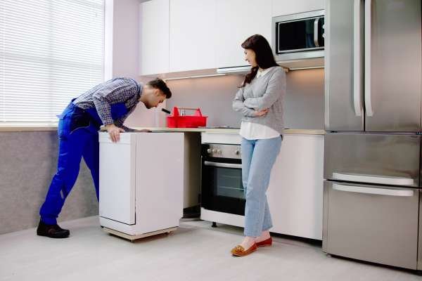 Install the Dishwasher Unit