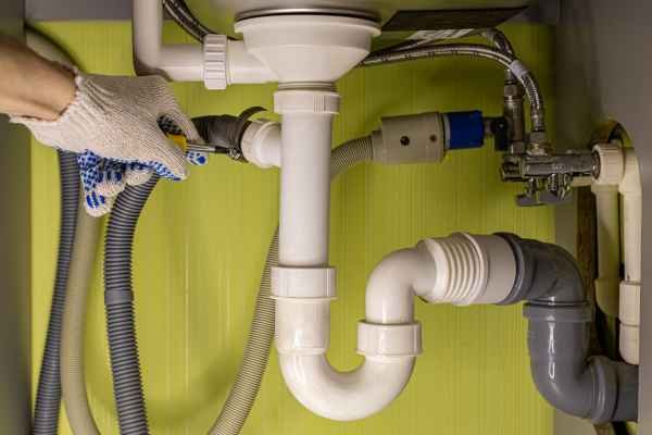 Locate the Dishwasher Inlet and Drain Hose