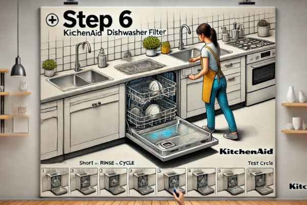 Clean Kitchen Aid Dishwasher Filter