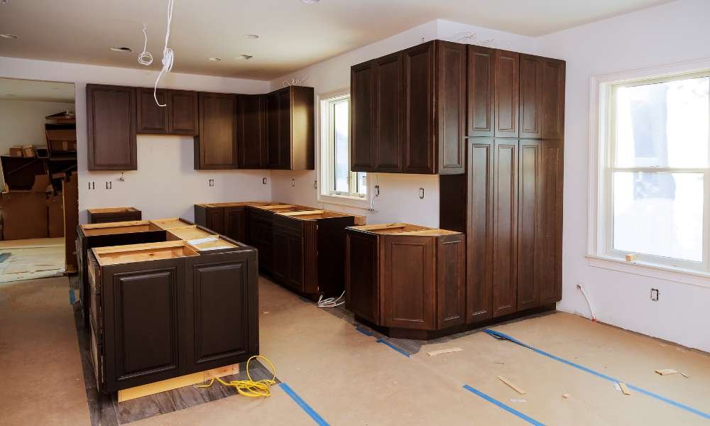 How To Sand Kitchen Cabinets